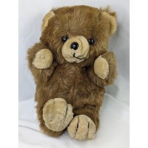 Cuddle Wit Brown Bear Plush 13 Inch Vintage Stuffed Animal Toy